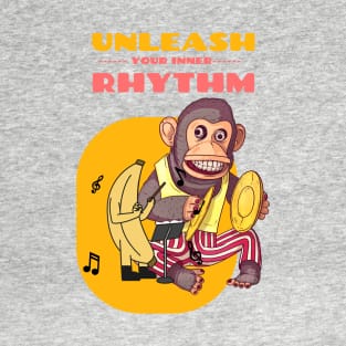 Unleash Your Inner Rhythm Monkey T-Shirt